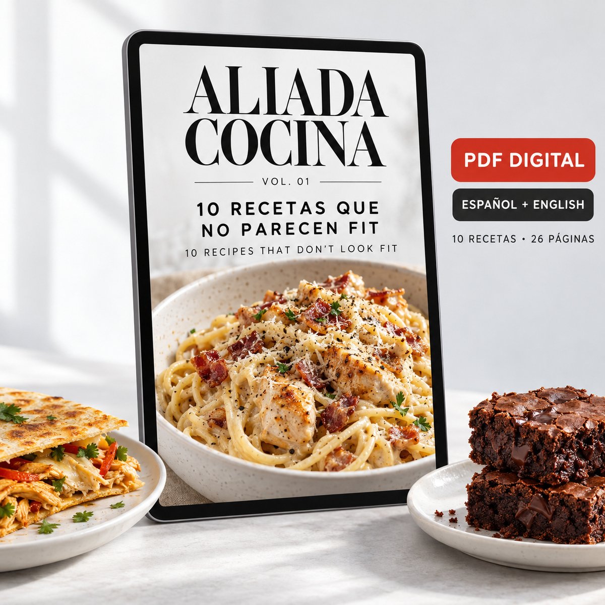 10 recetas que no parecen fit | PDF bilingüe · Aliada Cocina